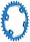 Funn Solo Plato Estrecho Ancho para Cadena de 9 10 11 12 Velocidades, Compatible con Bielas de Interfaz BCD Asimétrica de 96mm, Plato de Cadena de Velocidad Única9-12 (34 Dientes, Azul)