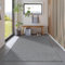 Carpetsale24 Teppich 200x290 cm Grau, Kurzflor, Einfarbig, Modern, Rechteckig, Pflegeleicht, rutschfest, Wohnzimmerteppich für Schlafzimmer, Esszimmer, Büro