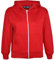 A2Z 4 Kids Girls Boys Classic Plain Tie Dye Print Full Zip Up Hooded Zipper Top Jacket - Zipper Red 2-3.