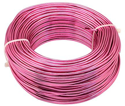 NBEADS 100m 1.5mm Aluminiumdraht, Kameliendraht Für Das Schmuckhandwerk Garten- Und Bastelarbeiten