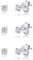 DTPsilver 3 PAIRES - Boucle Oreille - Boucles d'Oreilles Homme - Helix - Helix Piercing Oreille - Boucle d'Oreille Enfant Fille - Petit Clou - Diamant - Boucle d Oreille Homme - Puce - Diamètre: 3 mm