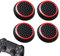 4 Pro Thumb Grips Caps Compatible with PS4 - PS5 Joystick Controller (Red)