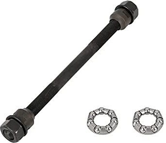 X AUTOHAUX 1 Satz 9,5 mm Fahrrad Hinterachse mit 6 mm Kugellager für Fahrrad.