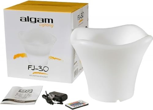 ALGAM LIGHTING - Seau à champagne lumineux - LED 16 couleurs 4 Modes - Télécommande, Autonomie 12H, Rechargeable, Résistant à la pluie - Déco extérieure jardin, piscine, bar, salon