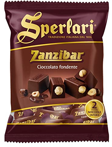 Sperlari - Zanzibar Torroncini al Cioccolato Fondente, Senza Glutine - 117 gr
