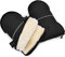 Lammfell Handwärmer von WERNER CHRIST BABY – GLOVY Handschuhe sind der ideale Kinderwagen-Muff aus medizinischem Fell, warmer universaler und wasserabweisender Handmuff, in black (schwarz)