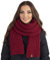 VIVISENCE Damen Winter Schal Aus Modischer Gemütlich Wärmendem Garn Mit Dekorativer Bindung Für Kalte Wintertage Frauen Elegante Und Sportliche Outfits Winter Herbst Modell, Weinrot,Einheitsgröße