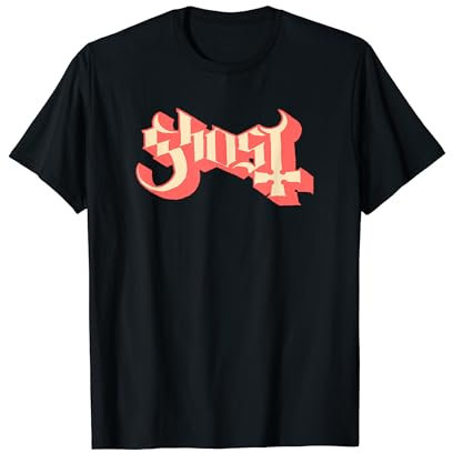Ghost - Pastel Orange Logo T-Shirt
