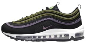 Nike Sportswear - Sneakers AIR Max 97 en Cuir, Noir-Rose (4)