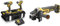 DEWALT - Kit 2 Outils avec Perceuse-Visseuse Percussion Compact DCD796 & Meuleuse Burshless XR 18V 5Ah Li-Ion - DCG405NT-XJ - Meuleuse Électrique sans Fil avec Coffret TSTAK, Poignée Latérale