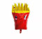 Folienballon Motiv Food, Pommes-Tüte, ca. 70 x 40 cm - Party Luftballon Deko Dekoration JGA Helium Heliumballon XXL Ballon Geburtstag Essen Süßigkeit Fast Food Imbiss Hochzeit Eis
