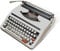 Elektrische Schreibmaschine mit Korrektur,Mini Schreibmaschine Modell,Englische Schreibmaschine,Für Notizen Briefe Oder Kreatives Schreiben, Literarische Retro-sammlung,White