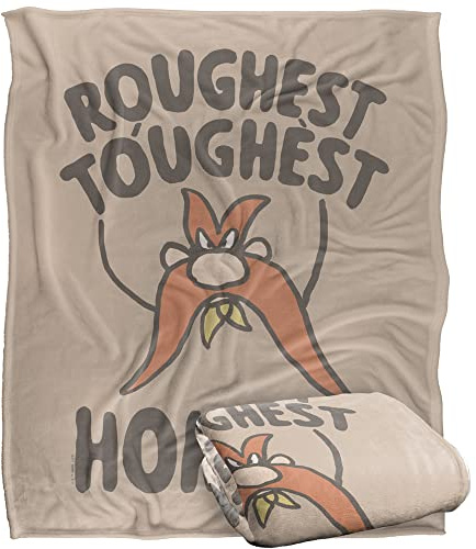 LOONEY TUNES Blanket, 152 x 127 cm The Roughest Toughest Silky Touch Super Soft Throw Blanket