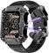 Hipipooo Smartwatch mit Bluetooth-Kopfhörer, 1,96-Zoll-HD-Touchscreen-Aktivitäts-Fitness-Tracker-Uhr, wasserdichte Sport-Smartwatch mit Blutsauerstoff-Blutdruck-Übungsmonitor（T93-Schwarz）