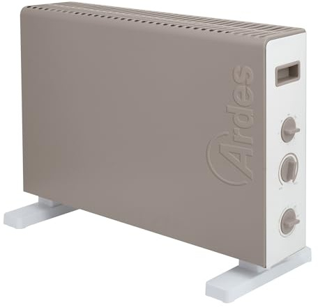 ARDES | AR4C08TT Termoconvettore Elettrico THOR TT 2000W, Stufa Elettrica per Riscaldare Casa e Ufficio, Turbo Con Timer 180 Minuti e Termostato, Termo Convettore Aria Calda 3 Potenze