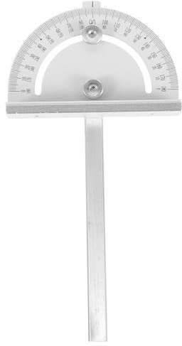 SEWOART Winkelmesser für die Holzbearbeitung Gehrung Winkelsucher für die Holzbearbeitung Kreissäge Drehwerkzeug rotierendes Winkellineal Winkelsucher Lineal Präzision Lineal Base