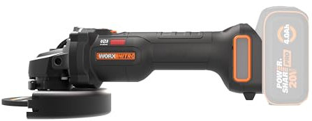 Worx WX814.9 Smerigliatrice a batteria 20 V Max. | 125 mm | Senza batteria o caricatore
