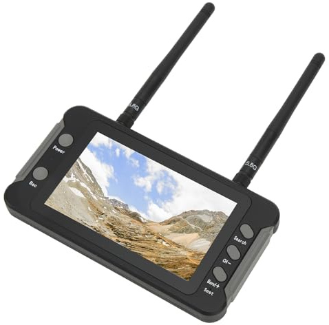 KIMISS FPV Monitor FPV -Monitor Für Empfänger 4,3 Zoll 5,8 Ghz 40ch DVR IPS 800 X 480 Auflösungsspiele Spiele Remote App Controlled Vehicles Parts Quadcopter Multirotors Funktion
