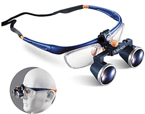 dsmsdre Lupen Professionelle Lupen Fernglas Optische Glaslupe 2,5X 3,5X Optionale Lupe (3,5X)