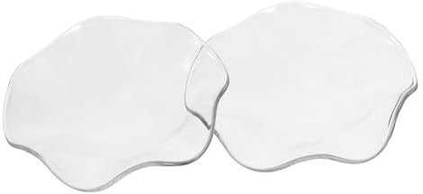 PLAFOPE 2stücke Transparente Schale Aus Glas Für Ätherische Öle Teller Für Aromatherapie Lampe Kreative Glasschale Als Behälter Für Ätherische Öle Heimdekoration Wiederverwendbar Und Einfa