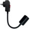 LAKONEI Lampara Enchufe Portalámparas E26 E27 con Interruptor y Europeo Enchufe, Flexible Extensión Rotación de 360° Lampara de Enchufe, Adaptador de Extensión de Enchufe Brazo (Sin Bombillas)