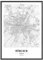 JUNOMI® München Poster DIN A3 mit Rahmen Schwarz, DIN A3 Wohnzimmer Deko, Modernes Wandbild, München Bild, Wandbild mit Rahmen, Stadtplan Poster München, perfekte Geschenkidee für Münchener