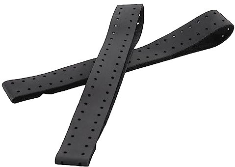 Uxsjakjsd 2Pcs Adjustable and Breathable Replacement Armband Soft Strap Band for Heart Rate Monitor - (Black)