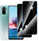 Hirshen 【2 Piezas】 Protector Pantalla Privacidad para Redmi Note 10S,Anti-Espía Vidrio Película,Cristal Vidrio Templado Anti Espía,9H Dureza,Sin Burbujas,Anti-Arañazo,Privacy Screen Protector