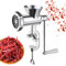 Picadora de carne con embutidora de salchichas,Picadora de carne para procesamiento de ciervos | Picadora de carne de alta resistencia Embutidora de salchichas manual de aleación de aluminio,Picadora