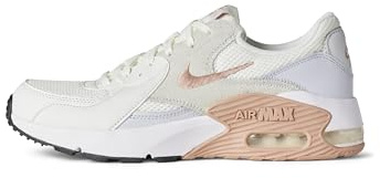 Nike Women's Air Max Excee Shoes, Summit White/Particle Pink/Pure Platinum, 9 UK