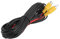 Car Rear View Camera Extension Cable with Detection Wire Reverse Parking Video Male to Female 6M 19.68FT