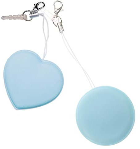Holibanna 2Pièces Chiffon De Nettoyage Électronique Nettoyeur Écran Pour Lunettes Et Téléphone Pendentif Décoratif Forme De Cœur Avec Couleur Aléatoire