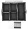 YUANYIYS Bandeja de comedor para camping y caravana, organizador plegable de almacenamiento de cubiertos para 8 bandejas o 6 tazas, herramienta de cocina gris oscuro para uso doméstico y exterior