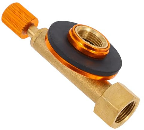FUNOMOCYA Outdoor Gaskartuschen Adapter Leichter und Kompakter Ventiladapter für Gasflaschen für Camping Grillen Rucksackreisen
