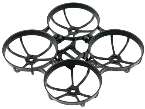 Flaroey Für Meteor75 Pro FPV Drohnenrahmen Meteor 75 Pro FPV Racing RC Drohnen-Quadcopter-Rahmen Renn-RC-Drohnen-Quadcopter-Rahmen Schwarz
