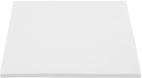 FELTECHELECTR Plaque en Porcelaine Froide Carrée en Céramique Blanche, Peinture sur Céramique Fade-resistant Couleurs Vibrantes pour Décoration Murale et Home Decor