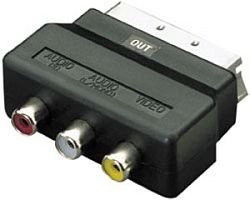 Adapter Scart Audio/Video Stecker 3 X Chinch