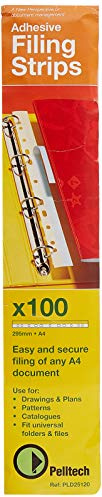 Pelltech 295mm File Strips (Pack of 100)