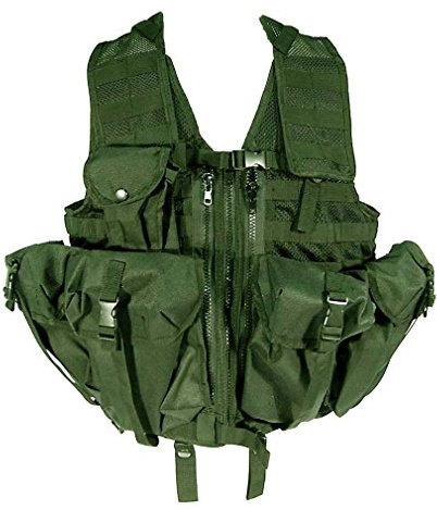 Mil-Tec Tactical Vest Olive One Size