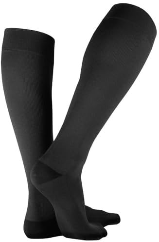 Bauerfeind VenoTrain Business AD CCL2 foot long Kompressionsstrümpfe L normal schwarz long