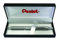 Pentel BL407-BOX EnerGel Liquid-Gel-Roller Sterling mit silberne Gehäuse, Strichstärke 0.35 mm, Kugeldurchmesser 0.7 mm, schwarz, 1 Stück (1er Pack)
