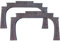 Heki 3126 Double Track Tunnel Mund H0 2 Stück, Mehrfarbig