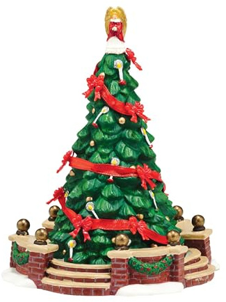 Department 56 Dickens' Village Accessories The Town Christmas Tree Figurine, 6.5 Inch, Multicolor