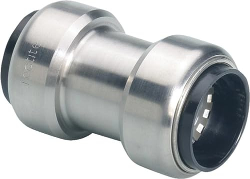Edelstahl Steckfitting Tectite Kupplung 15 mm x 15 mm, TS270