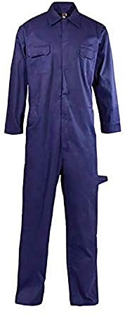 Supertouch 51905 Basic Coverall, Polycotton, 2X-Large, Navy Blue