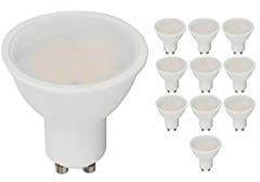 V-TAC 1687 VT-1975 Lot de 10 ampoules LED 5 W GU10 non compatibles avec variateur d'intensité 6400 K 400 lm 30 000 heures de durée de vie