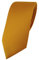 TigerTie Herren Krawatte – Klassische 7,5 cm Krawatte in orange gelborange einfarbigem Design, ideal für Geschäftstermine, festliche Anlässe und die Freizeit