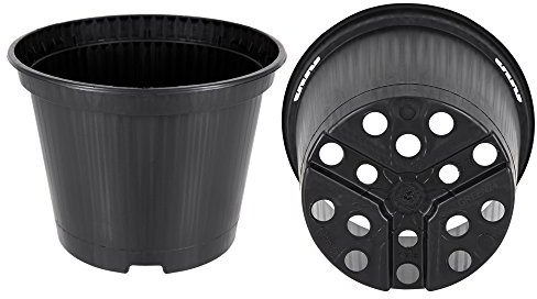 GREEN24 Runde Pflanztöpfe Ø 13 cm 100 Stck. Profi Anzuchttopf Pflanztopf Blumentopf Rundtöpfe