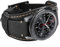Coobes Compatible avec Samsung Galaxy Watch 46mm / Galaxy Watch 3 45mm /Gear S3 Frontier/Classic Bracelet, 22mm Cuir Veritable Bande Remplacement Strap avec Boucle en Acier Inoxydable (Noir)