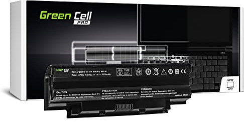 Green Cell Pro Serie J1KND Laptop Akku für Dell Vostro 3450 3550 3555 3650 3750 1440 1450 1540 1550 2420 2520 (Original Samsung SDI Zellen, 6 Zellen, 5200mAh, Schwarz)